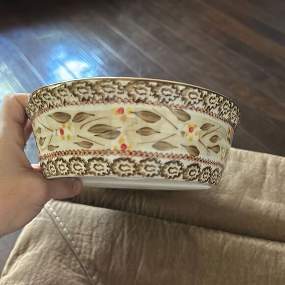 Temptations Old World Divided Casserole- Brown. VTG. - Picture 7 of 10